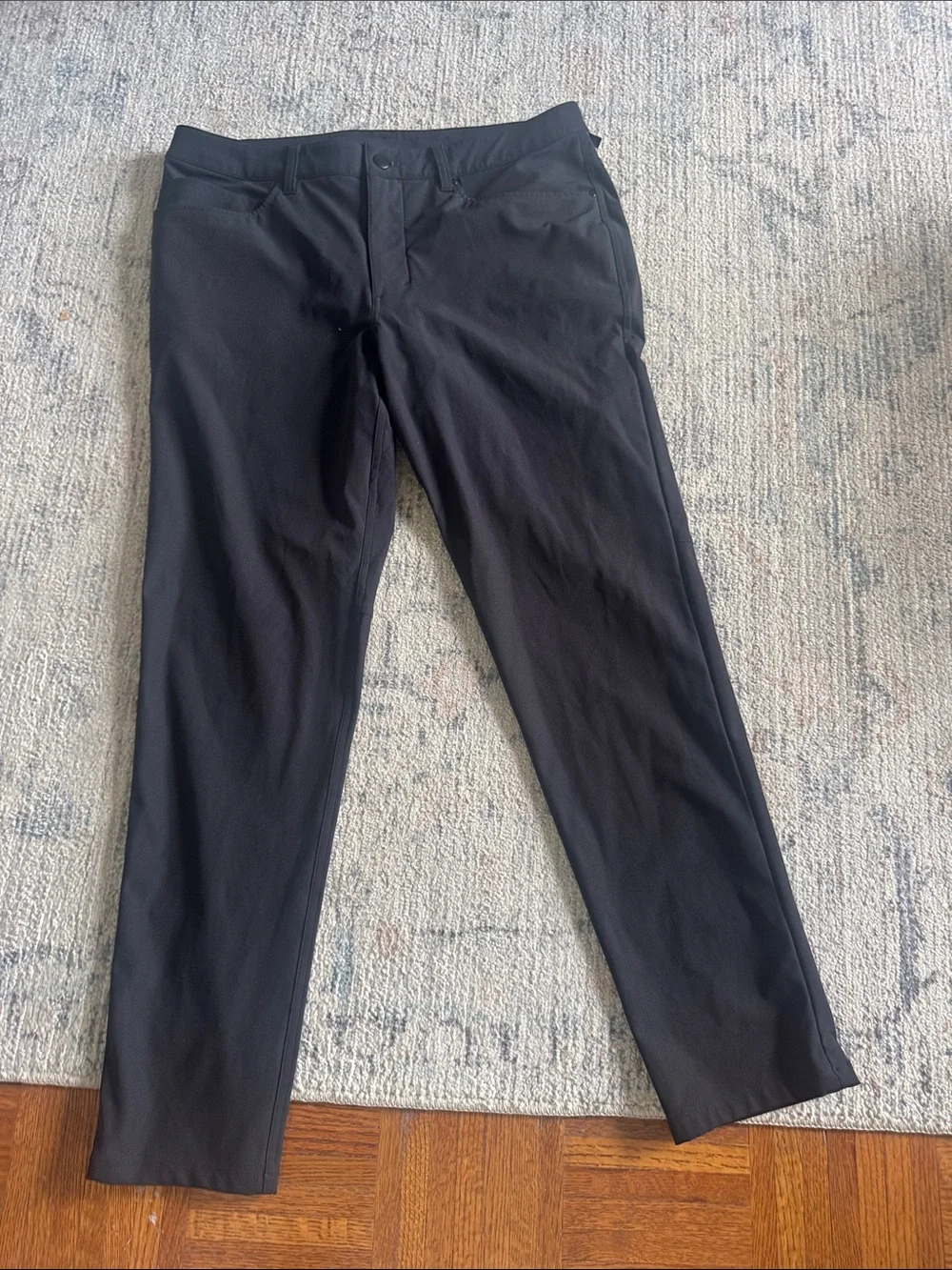lululemon athletica Men's Black Slim Performance Chinos